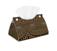 High-grade Long Tissue Box Cover - Premium Faux Leather Throw