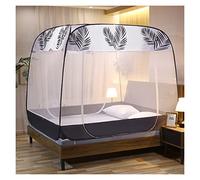 High-Grade Mosquito Net Pop Up Mosquito Net Bed Tent Two-Door Mosquito Net Free Standing Bottomed Netting Foldable Tents for Adult (Color : E, Size : 1.8 * 2.2m bed)