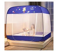 High-Grade Mosquito Net Pop Up Mosquito Net Bed Tent Two-Door Mosquito Net Free Standing Bottomed Netting Foldable Tents for Adult (Color : C, Size : 6ft bed)