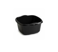 High Grade Plastic Square Washing Up Bowl | Stylish Strong Durable Bowl with High Gloss Chic Finish | Space Saving for Home Kitchen - 32cm (Midnight)