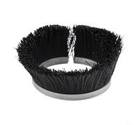 High Grade Rubber Sandblasting Brush Head With Neatly Trimmed Bristles For Industrial Use In Food Processing Glass Manufacturing Metal Polishing And For Textile Machinery Applications