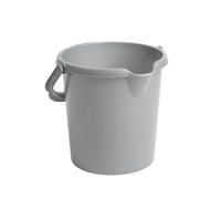 High Grade Storage and Durable Multipurpose Plastic Bucket With Litre Scale, Handle & Spout for Food Storage, Garden, Cleaning, Kitchen (10 Litre)