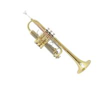 High Grade Trumpet Chinese Trumpet Instrument Gold Lacquered Professional C Trumpet