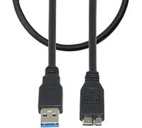 High Grade - USB 3.0 Cable Compatible with Western Digital/WD/Seagate/Clickfree/Toshiba/Samsung Portable Hard Drive - USB 3.0 A/Micro-B Cable by Master Cables