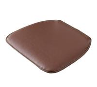 High-Grade Waterproof Leather Dining Chair Cush - 1PC U-Sd Memory Foam Non-Slip Seat Pad with Str for Ultimate Comfort & Brown Dining Chair Accessories (Set of 2)