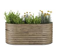 High Grow raised bed | 1,169 L | ergonomic | weatherproof | open base structure | oval