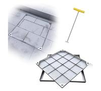 High-gth inless Steel Manhole Cover & e 40"x16" Paving rt for Septic Access Ground Level Outdoor Access Fits ndard Sizes