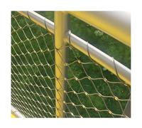 High gth Safe Net Flexible Fall Protect Netting Reced Metal Rope Impact Resistant Multi Scenario Use (4x1m/13.1x3.2ft)