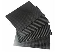 High Hardness 3K Glossy Carbon Fiber Sheets 200x250mm - Modeling Material for Various Applicats 1 Piece (1.5mm Plain h)