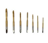 High Hardness 7pcs Metric Screw Thread Taps Set for M2 M2 5 5 M5 M6, Suitable for Various Applications