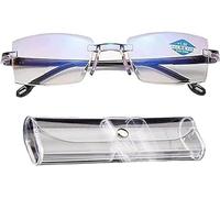 High Hardness Anti Blue Light Intelligent Dual Focus Reading Glasses, Boldely Reading Glasses, High Hardness Anti-blue Progressive Far And Near Dual-use,Ultralight Reading Glasses (Black, 2)