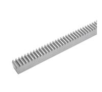 High hardness Steel Straight Linear Spur Rack 1pcs 1M 1Mod 10 * 10mm Length 100mm-500mm Steel Micro Gear Rack Straight Gear Rack(450mm)