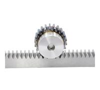 High hardness Steel Straight Linear Spur Rack 1pcs 1Mod 45 Teeth Gear Rack With Pinion Bore Hole 6/8/10/12mm 15x15x500mm Steel For Mechanical Application(6mm Hole 45T Gear)