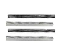 High hardness Steel Straight Linear Spur Rack Length 500mm 1000mm 4pcs Straight Tooth Rack 2.5/3Modulus Industrial Machinery Gear Rack Square Gear Rack(2.5M 20x20-500mm)