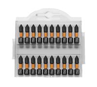 High Hardness Super Strong Magnetic Drill Screwdriver Bits Heavy Duty Magnetic Bit Kit, Anti-Slip Screw Extractor Cross Slot Screwdriver for Electric Screwdriver Impact Drill (20Pcs-25mm)