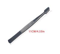 High Hardness Tweezers Stamp Tongs Spade Tip Hobby Tweezers Kit for Jewerly Making Stamps Collecting Collecting Tools