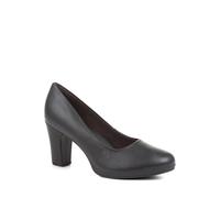 High Heel Court Shoes Pavers Black 6