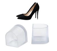 High Heel Covers | Anti-Slip Wear-Resistant Heel Protectors for Latin Dance and Outdoor Events | 2-Pack Portable Tip Repair Caps for Shoes, Party, Wedding, Heightening, Non-Slip Use