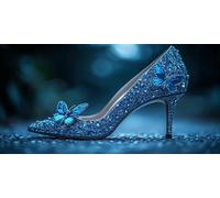 High Heel Diamond Art Dreamy Diamond Painting Kits for Adults Beginner 5D DIY Full Round Drill Cross Stitch Kits for Adults Arts and Crafts for Bedroom Decor, Home Decor, Gifts 30 * 60cm -bby2603BY