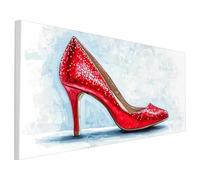 High Heel Diamond Painting Kit for Adults, Large Diamond Art for Adults Modern Pattern with Square Full Drill, DIY Crystal Art Paintings Embroidery Kits for Home Decor, Gifts for Women 110x50cm T-17