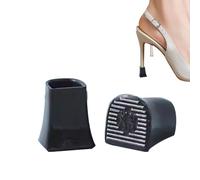 High Heel Protector & Heel Protectors - Set of 2 TPU Silent Kickers for High Heels - Non-Slip Heel Corners for Noise Reduction & Floor Protection - In XX (9 mm), XS (11 mm), S (13 mm), M (14 mm