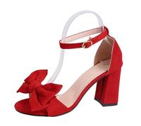 High Heel Sandals Women Back-Supporting Round-Toed Hollow Buckle Strap Arch Support Sandals Spring Summer Outdoor Comfortable Shoes Holiday Beach Vacation Shoes Ladies for Party Wedding 3.5-7