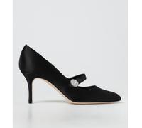 High Heel Shoes MANOLO BLAHNIK Woman color Black - Size: 35 - female