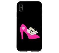 High heels lover pink heels shoe collector lily flower lover Case for iPhone XS Max