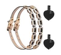 High Heels Straps - shine Rhinestone Design, Adjustable Shoelaces With Clips, Footwear Secure Hold Solution, Evening Party Accessory agony Prevention | Long Hour Wear At Weddings Prom Nights Form Use