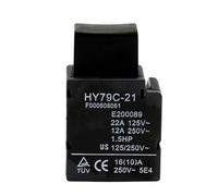 High HY79C Push Button Switches 2 Pins on OFF 125 / 250V 16 / 12A Acccessory for Home Projects and Tool Long Service Life Switches