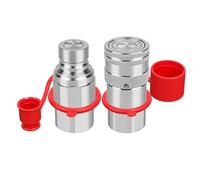 High Hydraulic Quick Coupler 1/2Inch Rate 5076PSI Flows Includes Protective Cover Enhancing Durability Coupler