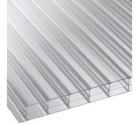 High Impact Antifog 16mm Clear Polycarbonate Sheet Skyplex - Uv Protected Panel - 850X2000mm