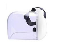 High-Impact Clear Protective Faceshield, Ergonomic Adjustable Headgear & Full Coverage for Workshops