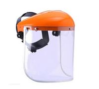 High-Impact Clear Protective Faceshield, Ergonomic Adjustable Headgear & Full Coverage for Workshops Clear High Impacts Resistant Protective Faceshields Adjustable Headgear Construction Helmet