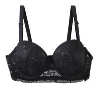 High Impact Sports Bras Women, Seamless Jelly Bra for Women, Plus Size Full Bust Underwire Bra Comfortable Lift Everyday Wear T Shirt Bras Wide Side Bands Support Seamless Soft Fit Black
