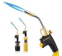 High Intensity Propane Torch Head Fuel by Propane, MAPP, Welding Torch, Turbo Gas Torch Kit, Trigger Start Mapp Gas Torch Kit with Igniter,Propane torch,Blow Torch(Fuel Not Included)