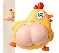 High Jump Counter, Voice Activated Chicken Shape Height Tracker, Fun Vertical Jump Trainer, Fitness Measurement Tool for Kids Skill Development and Practice, 4.92 x 1.97 x 5.91 Inches