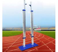 High Jump Measuring Standard, Adjustable Movable Competition Stands for Track & Field, Perfect for Elementary to Professional Use, Durable and Reliable