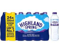 High land Pure Spring Water - 24 x 500ml Bottles - UK's No.1 Spring Water Brand