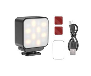 High LED Light Camera Light for Pocket 3 with 3 Color Modes and Quick Attachment Quick Release