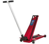High Lift Low Entry Hydraulic Trolley Jack - 2 Tonne Capacity - 805mm Max Height