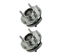 High Load Bearing, 2 Set of - Wheel and Bearing Assembly Front Left Driver Side with ABS Sensor for 2004-2006,Fit Testing