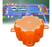 High Load-Bearing Capacity Floating Platform for Water Cabins Water Stages Anti-Slip Fishing Platform for Lake Fishing Portable Floating Dock Kit Sea Pontoon Bridge,Orange,S