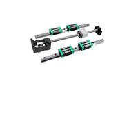 High Load Bearing, Guides KIT 2pcs HGR15 HGR20 Linear + 4pcs Blocks Carriages+Ball Screw SFU1605 with End Machined BK/BF12+8mm Coupler (Color : SFU1605-01, Size 300mm)(Hgr15 Sfu1605,300mm)