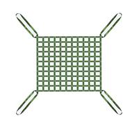 High Load Capacity Polyester Lifting Cargo Net 1x1M 10cm Mesh 1T Load Heavy Duty Cargo Net for Secure Transport Multiple