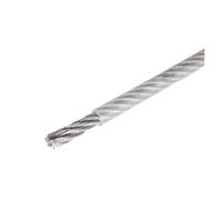 High Load Capacity PVC Coated Steel Cable Hanging Accessories 2/3/4/5/6mm - Transparent 50M, Durable, Flexible, Ideal for Home/Office/Outdoor Use