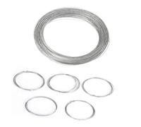 High Load Capacity Stainless Steel Wire Rope 304, Single Strand 1.6mm Diameter, 5 Meters Length - Durable, Glossy Finish for Heavy-Duty Applications