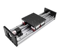 High Loads Linear Drive 300mm Stroke Slide Rail Double Guide SFU2005 Ball Screw 4 Sleds Max Horizontal Load Capacity 250kg Linear Table for Nema23 57mm Nema34 Stepper Motors