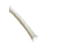 High-Low Temp Ceramic Fiber Gland Packing Tape - 5M Fireproof Insulation - High Temp Resistance up to 1260°C(24mmx24mm)