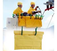 High/Low Voltage Insulating Blanket - 1.5mm Thick EVA Resin Electrical Blanket with 5.5'' Clips for Power Line(80x100cm 0.4kv)